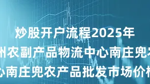 炒股开户流程2025年7月5日杭州农副产品物流中心南庄兜农产品批发市场价格行情